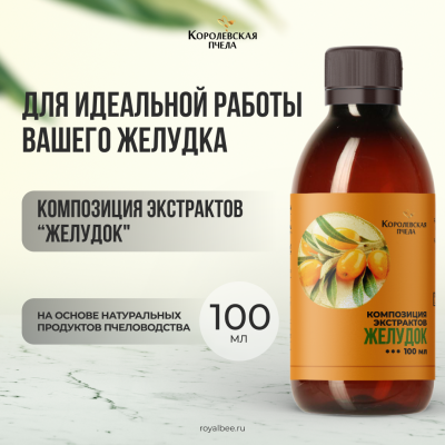 КОМПОЗИЦИЯ ЭКСТРАКТОВ "ЖЕЛУДОК", 100 мл